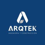 logotipo arqtek blanco